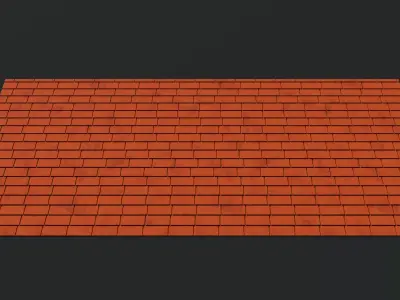 Roof tiles 2403 3D model
