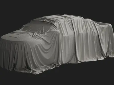 Ordinary Car Cover 06 3D model