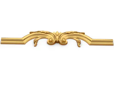 Classic decor ornament carved 09  3D model