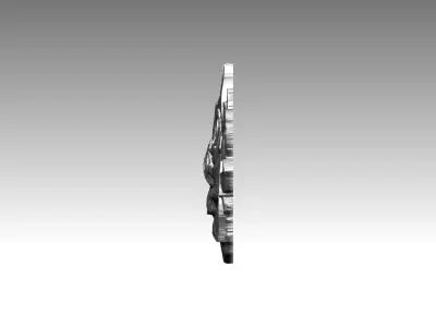 Rose Flower Sculpture 3D print model