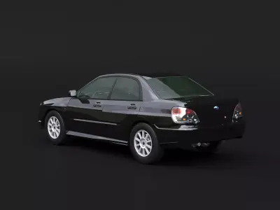 Subaru Impreza GD 2007 3D model