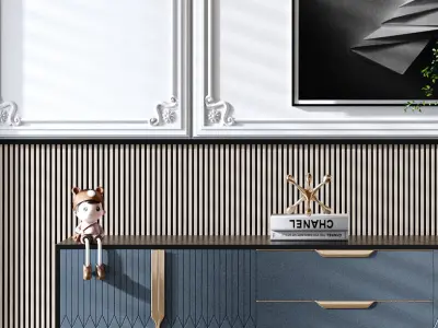 TV Luxury Modern Cabinet 3D model
