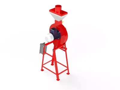 WG 4002 - Grain crusher - scrapper - 1 kW 3D model