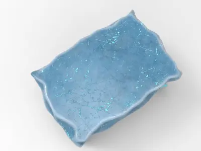 Laxy Side Table Low-poly 3D model