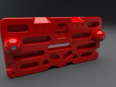 Hangboard Rock Climbing Pull Up Bar 3D Print 3D print model