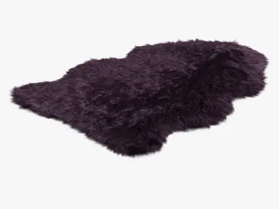 Sheepskin Rug-02 3D model