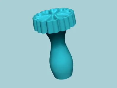 Manju Stamp 09 - Japanese Sweet Mold Traditional Decoration 3D print model