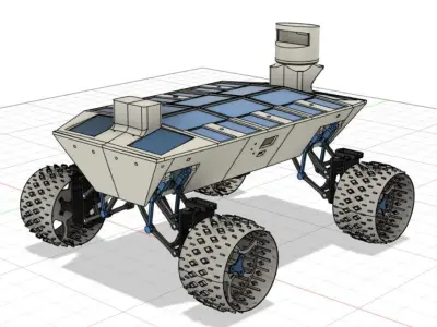 Rover Raspberry Pi over 100 files 3D print model