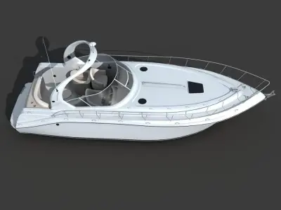 Yacht 02 3D model