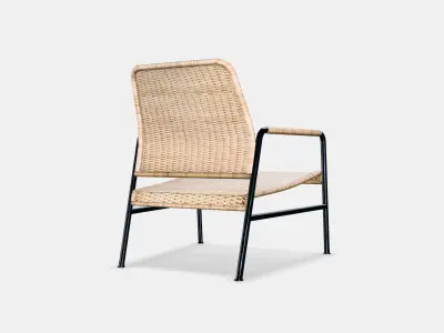 ULRIKSBERG Armchair Low-poly 3D model