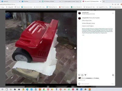 ferrari wall art  3D model