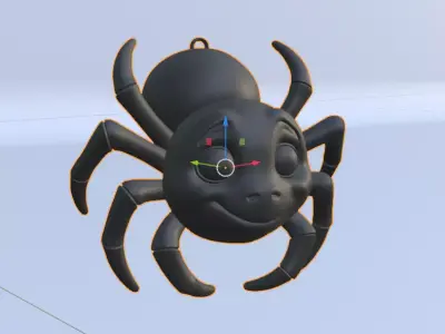 Halloween Spider Collection  Fun Spooky Decoration Models 3D print model