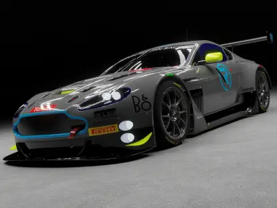 Aston Martin Vantage GT3 V12 3D model