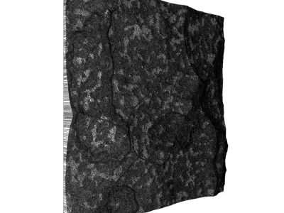 79-RockPanel sandstone rock wall art 3D model