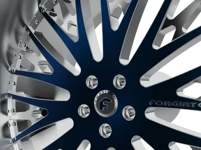 forgiato Cravatta wheel 3d print model 3D print model