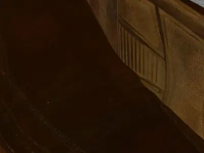 CLASSIC OXFORD 3D SHOES Low-poly 3D model