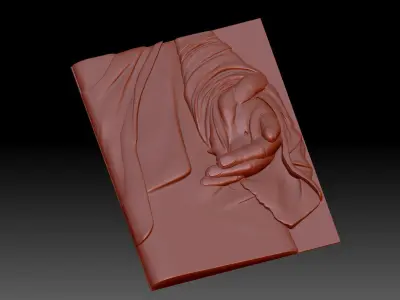 Hand help 3D print model