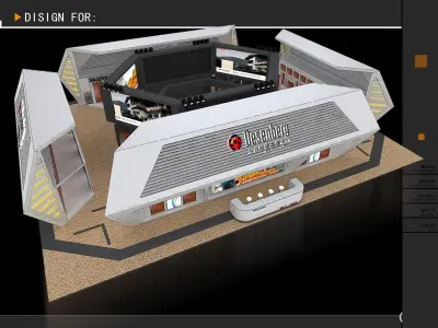 Exhibition - Area - 24X29-3DMAX2009-01 3D model