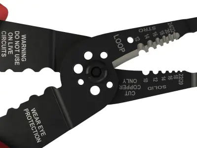 Wire stripper 3D model