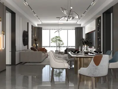 Modern Interior Design  12 3D model
