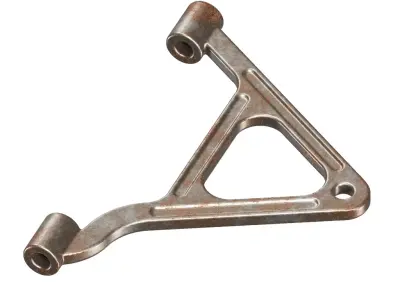 Rusty Automotive Suspension Arm 3D model