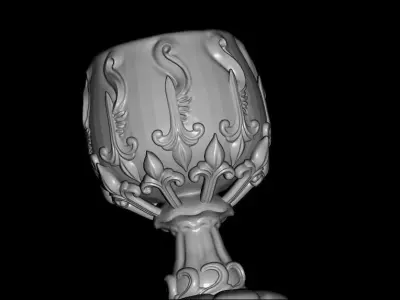 Ornament Glass or Egg Holder 3D print model