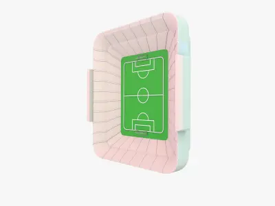 Field Pitch 3D model