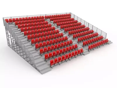 Bleachers 35 3D model