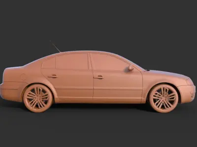 Skoda Superb 3D print model