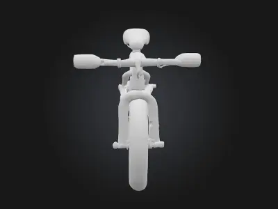 Trendy Toddler Bike  Style and Fun for Little Adventurers 3D model