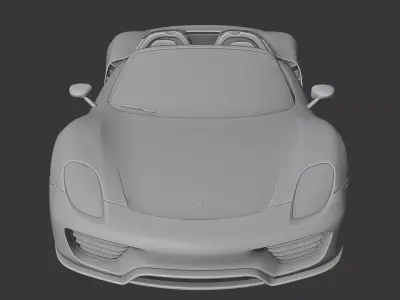 Porsche 918 spyder 3D print model