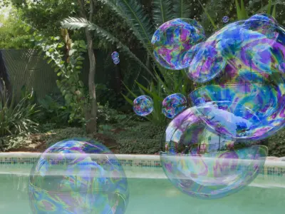 a few soap bubble pack 3D model