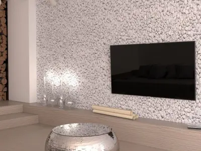Living Room American Style 3D model
