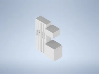 Gasstation  expandable 1 35 3D print model