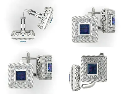 Earrings od94 3D print model
