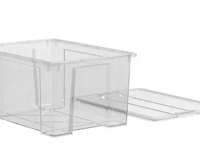 Samla Box Ikea Clear 3D model
