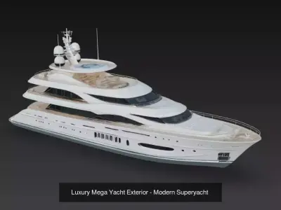 Modern Luxury Yacht and Cruise Ship Pack - High Detail Marine