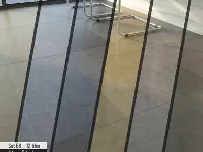 ABC Stone Set 3D model