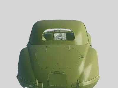 Alfa Romeo 6c 2500 1939 Printable Body 3D print model