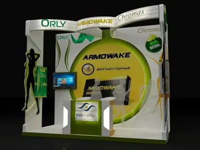 Booth Exhibition Stand a267a  3D model
