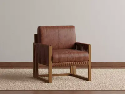 Moore Lounge Chair 3D model