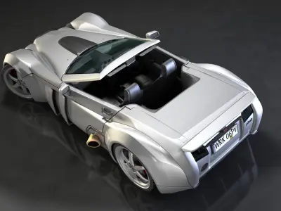 Pivot Roadster Concept 3D model