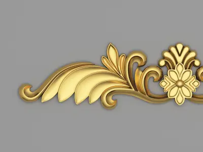 Classic Carved 008 3D model purchase
