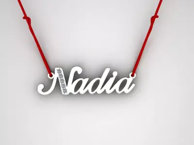 Name Nadia 3D print model