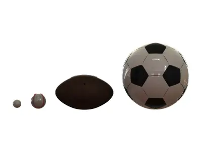 Sport Balls Equipment 3D model