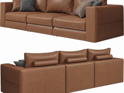 Calligaris Kora sofa 3D model