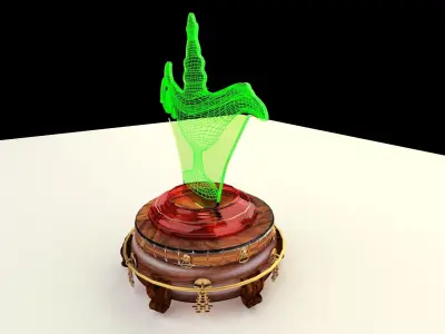 Chinese illusion lamp 3D model