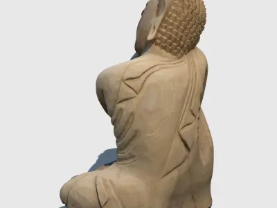 Resting Buddha 3D model