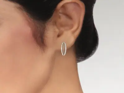 Jewelry Earrings Women 3D print model