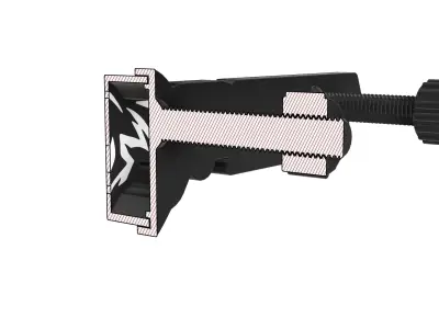 Dodge Ram TRX Logo Led Front Bumper  3D print model